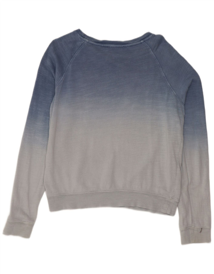 Marks & Spencer Sweat-shirt pour femme UK 10 Small Bleu Tie Dye