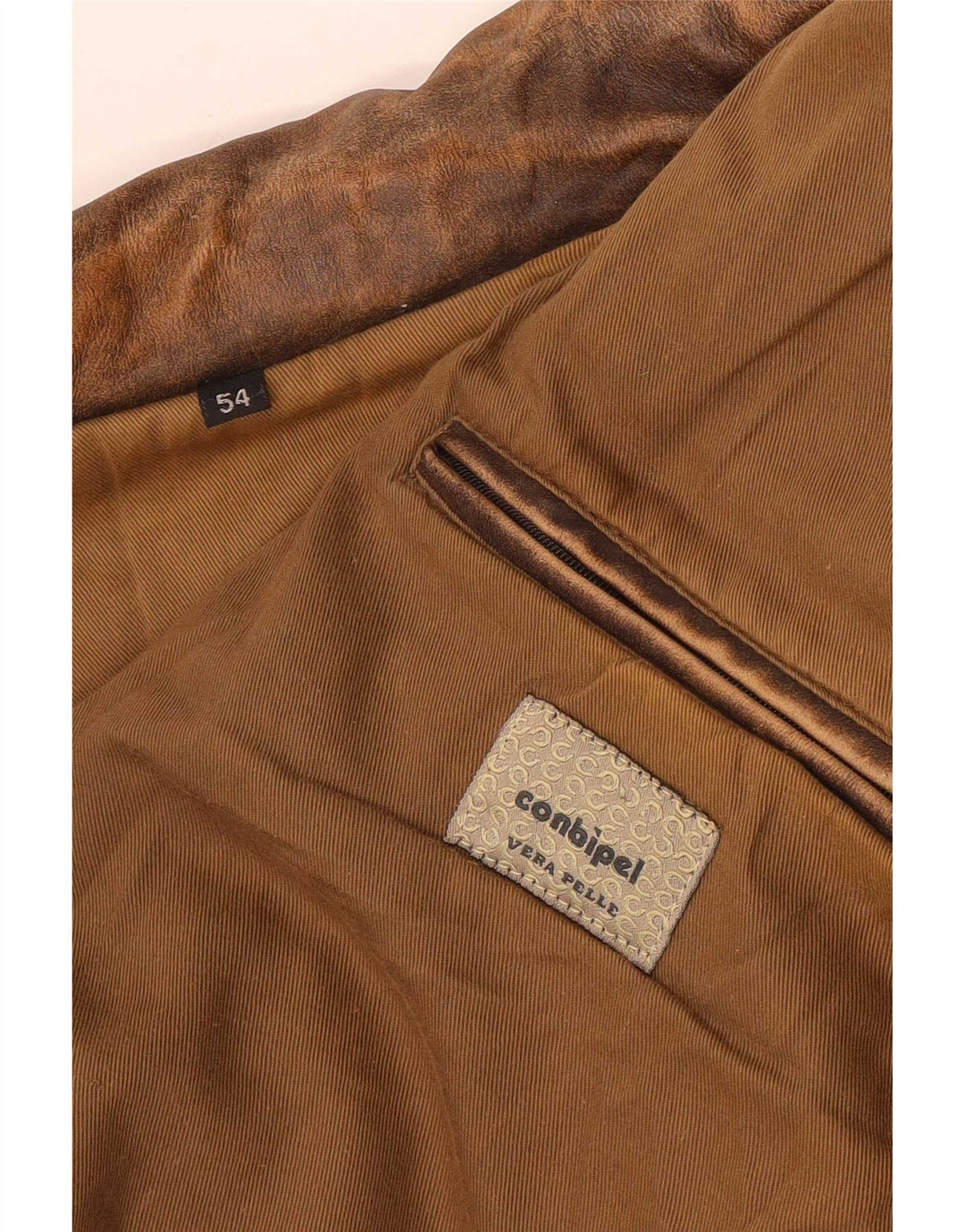 Conbipel Veste en Cuir Homme IT 54 XL Marron
