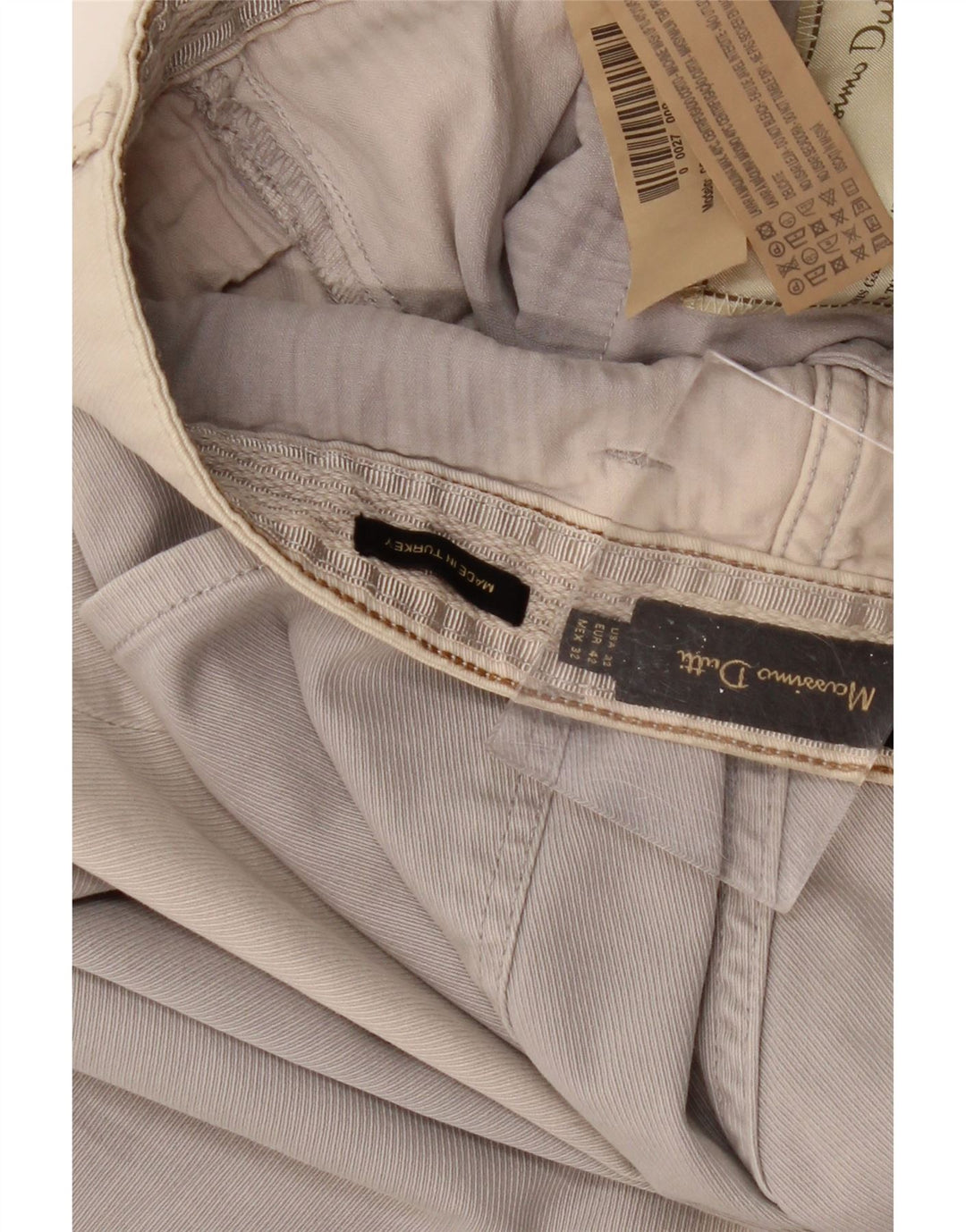 MASSIMO DUTTI Pantalon décontracté droit pour homme EU 42 Large W32 L32 Gris