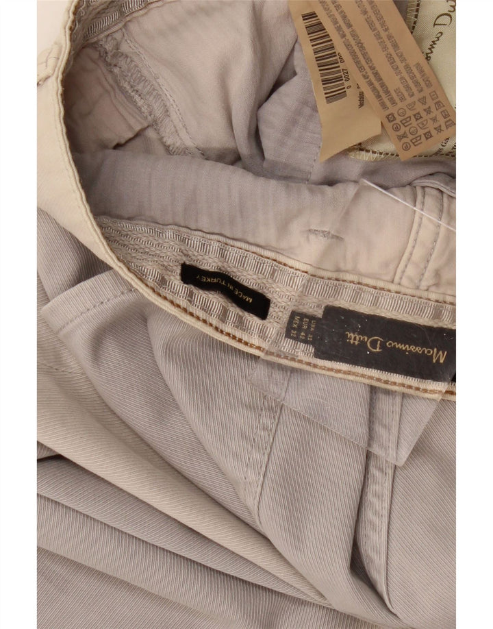 MASSIMO DUTTI Pantalon décontracté droit pour homme EU 42 Large W32 L32 Gris