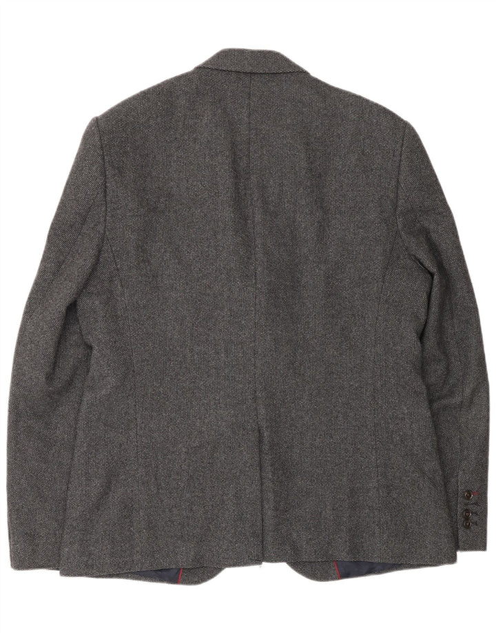 Jack Wills Veste Blazer 2 Boutons Homme UK 42 XL Laine Grise