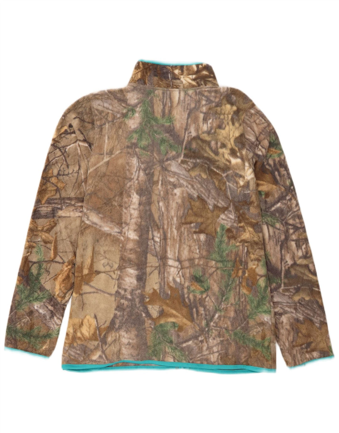 REALTREE Veste polaire pour femme US 4/6 Small Marron Colourblock