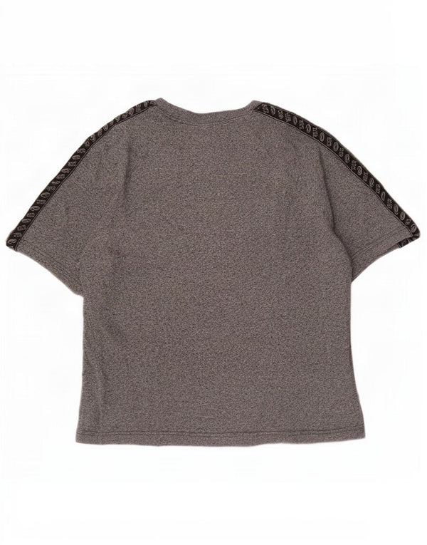 Asics T-Shirt Graphique Homme Gris Moyen Moucheté Coton