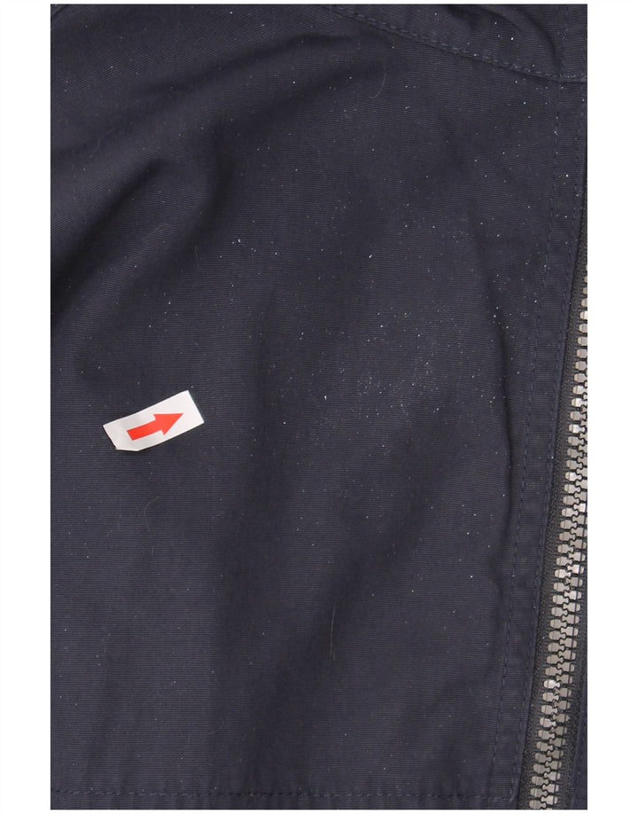 Murphy & Nye Veste de pluie pour homme UK 42 XL Bleu marine Nylon