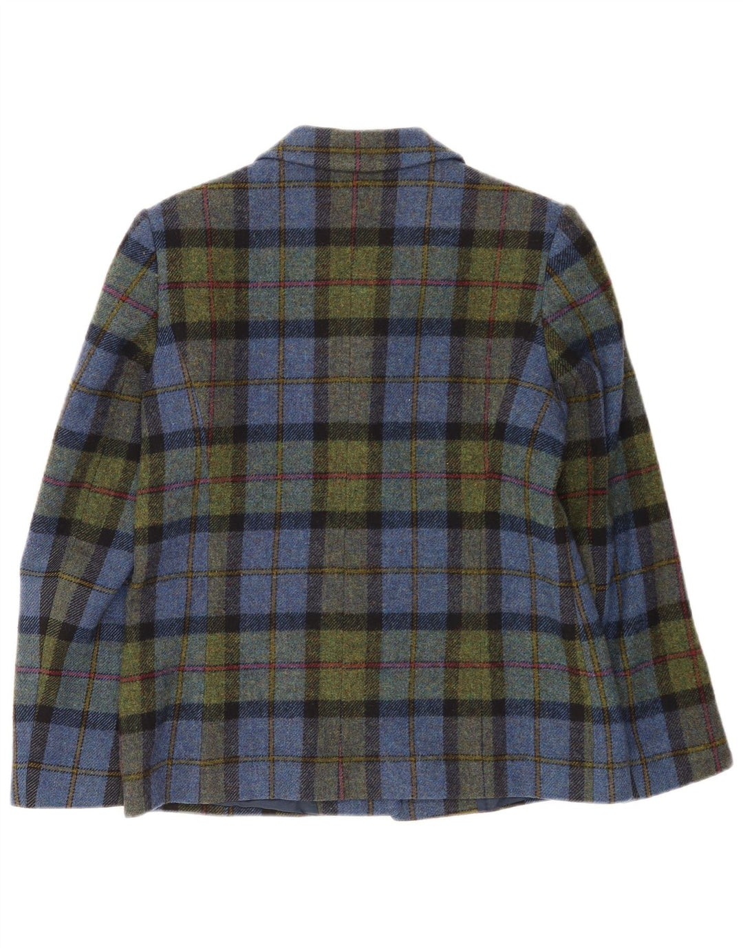 CLEMENT Veste blazer à 3 boutons pour femme EU 38 à carreaux multicolores moyens