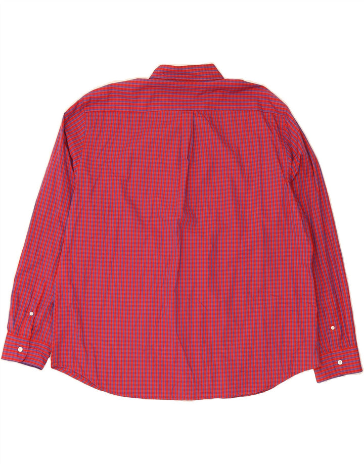 DOCKERS Mens Shirt 2XL Red Check Cotton Vintage Dockers and Second-Hand Dockers from Messina Hembry 