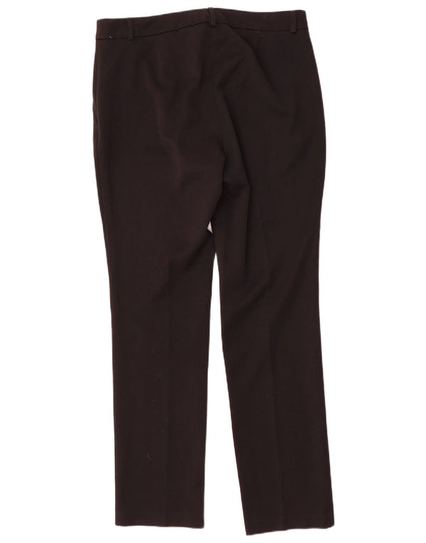 Marks & Spencer Pantalon décontracté moderne pour femme UK 14 Large W32 L30 Noir