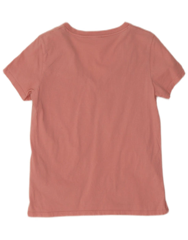 Levi's T-Shirt Femme UK 10 Petit Rose Coton
