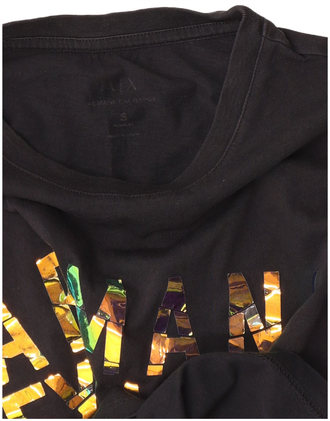 Armani Exchange T-shirt graphique pour homme Petit noir