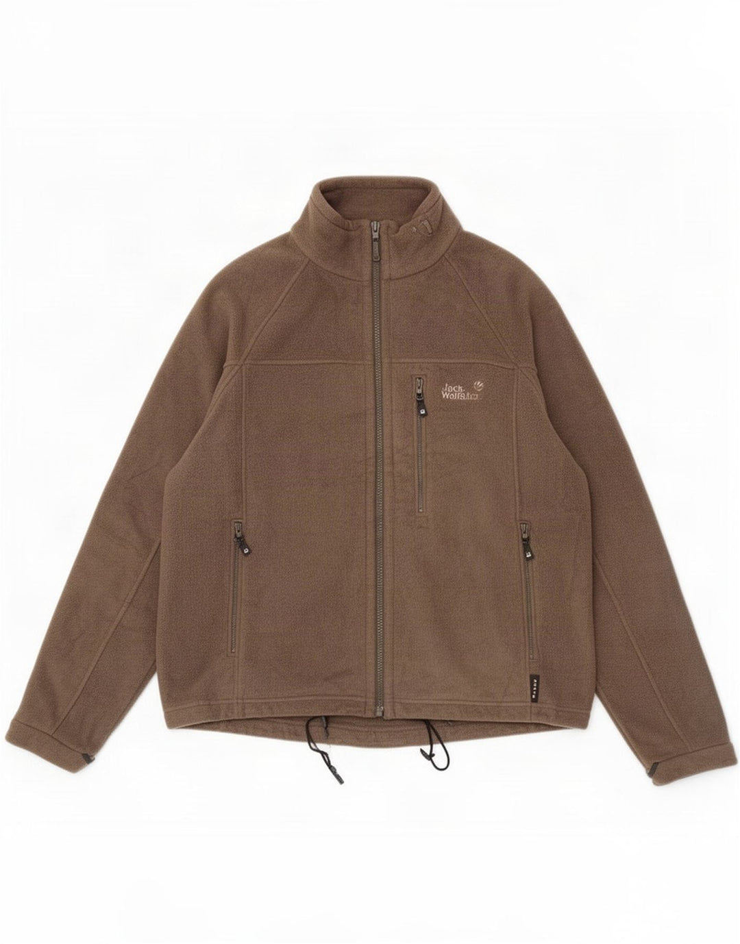Jack Wolfskin Veste polaire doublée pour homme UK 40/42 Large Kaki Polyester