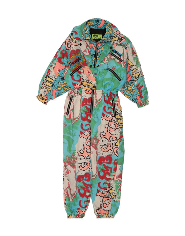 Elho Combinaison de ski graphique surdimensionnée pour femme EU 40 Medium Multicolore