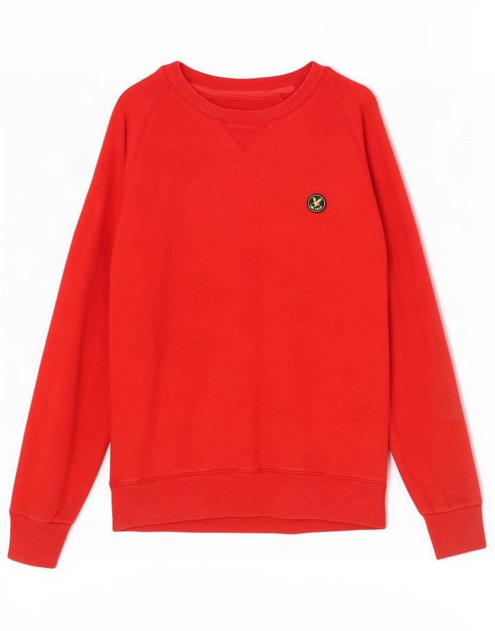 Lyle & Scott Sweatshirt Jumper XL Rouge Coton Homme