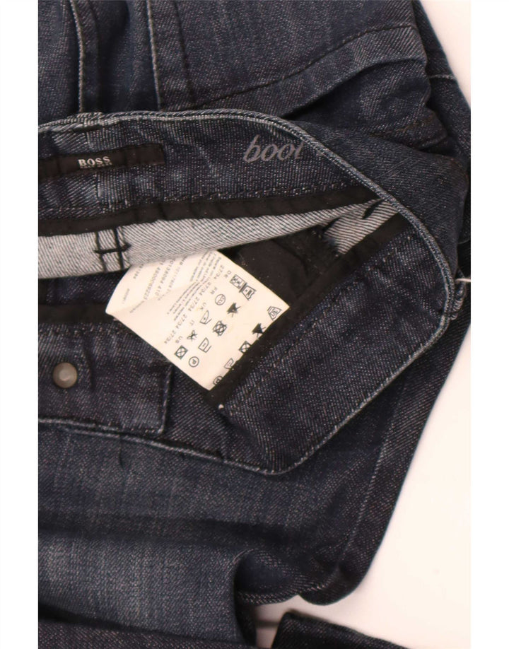 Hugo Boss Jean Bootcut Femme W27 L28 Bleu Marine Coton