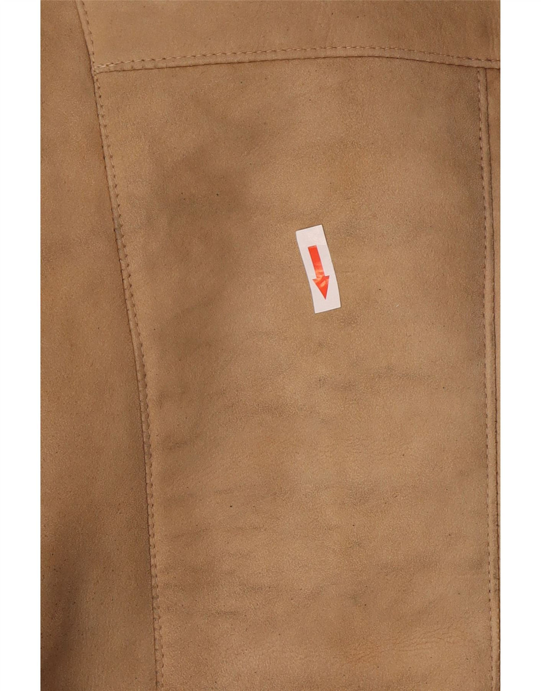 manteau en peau de mouton femme vintage UK 10 Petit Beige