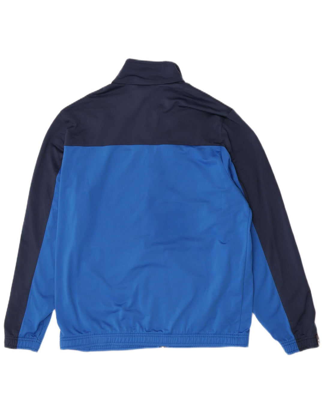Puma Veste de survêtement pour homme Large Bleu Colorblock Polyester