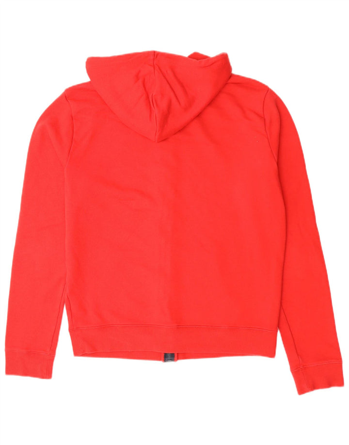 Tommy Hilfiger Pull à Capuche Graphique Zippé Homme Rouge Moyen Coton