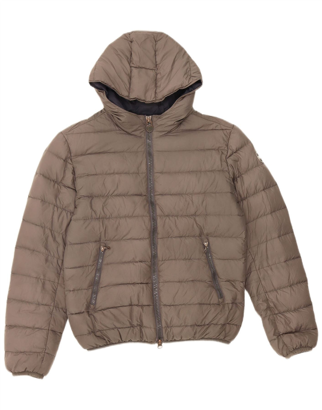 Colmar Veste matelassée à capuche pour femme IT 44 Gris moyen Polyester