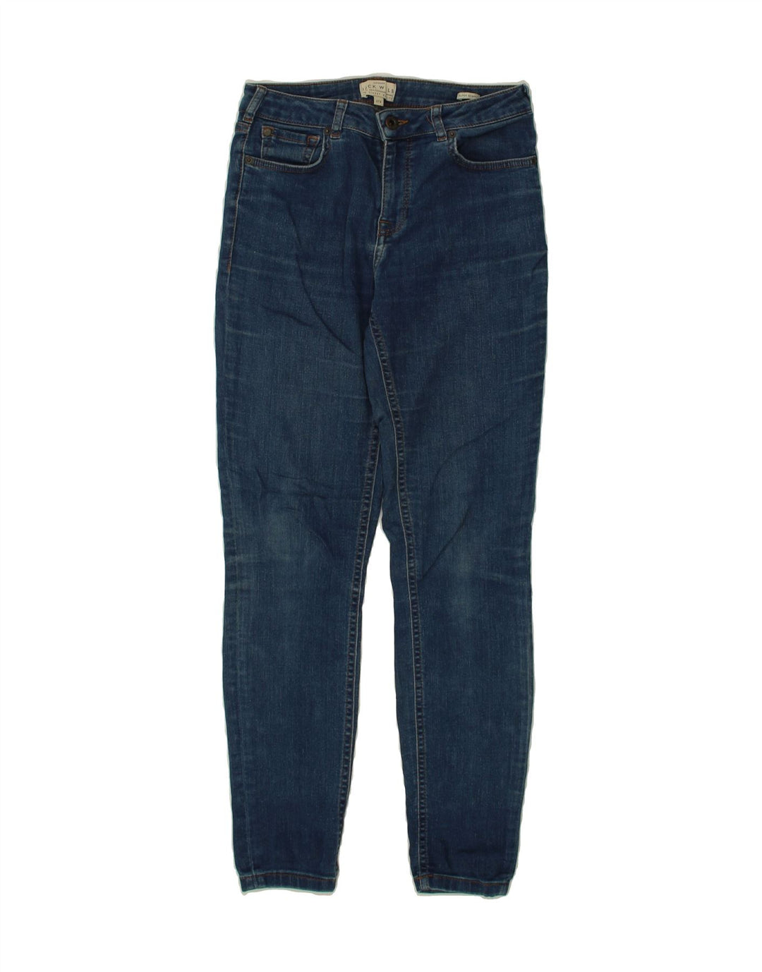 JACK WILLS Womens Short Super Skinny Jeans W27 L27 Blue Polyester Vintage Jack Wills and Second-Hand Jack Wills from Messina Hembry 