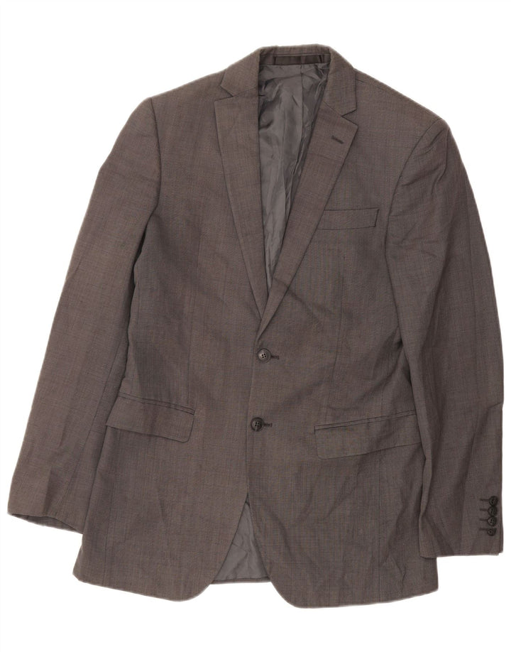 Marks & Spencer Veste blazer à 2 boutons pour homme UK 36 Petite laine grise