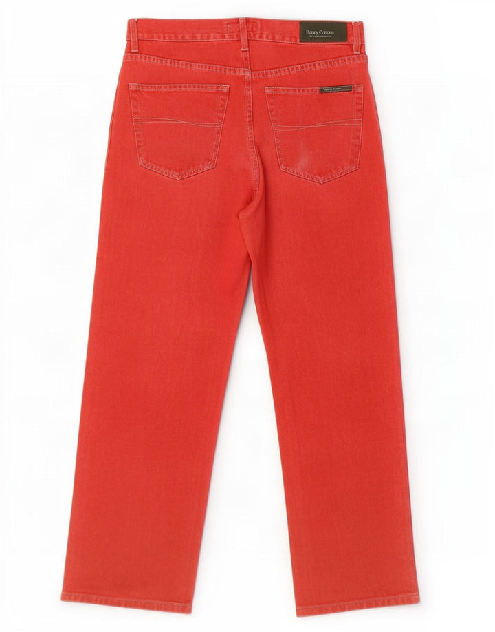Henry Cottons Jean Droit Homme W31 L27 Rouge