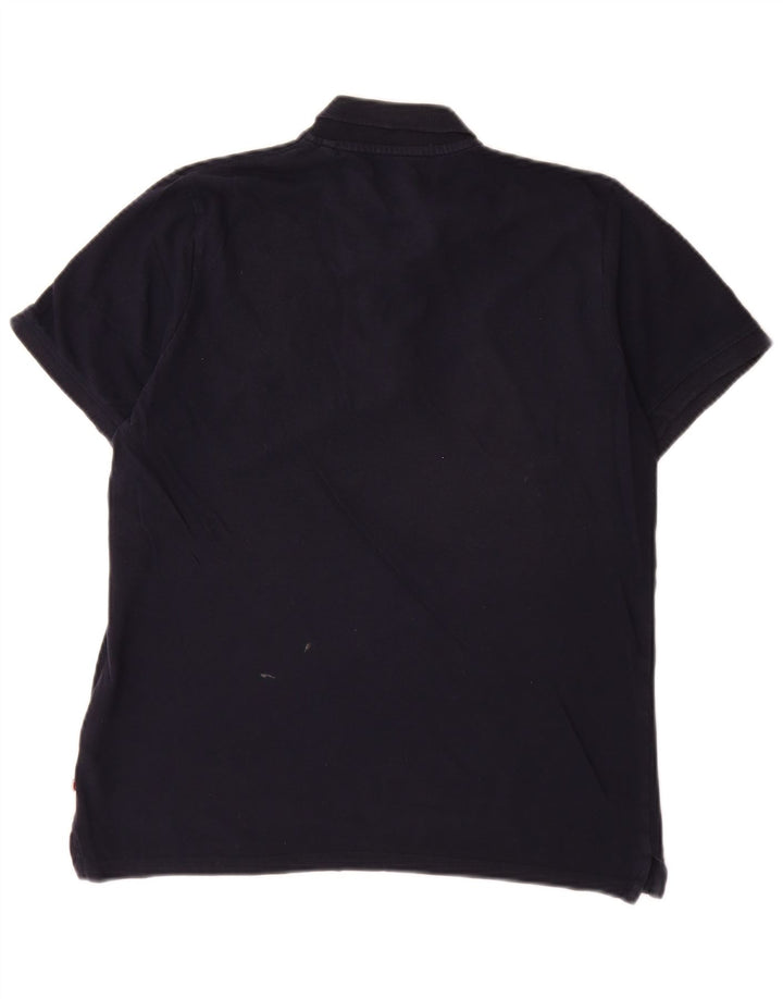 Jack & Jones Polo Homme Petit Bleu Marine Coton