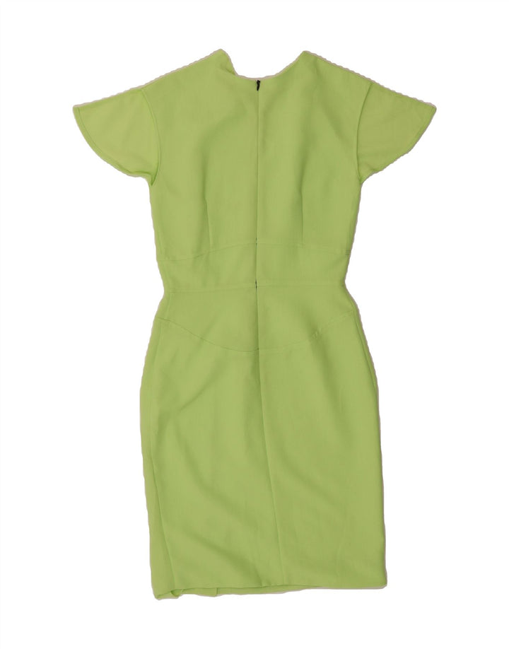 VINTAGE Womens Sheath Dress UK 8 Small Green Vintage Vintage and Second-Hand Vintage from Messina Hembry 