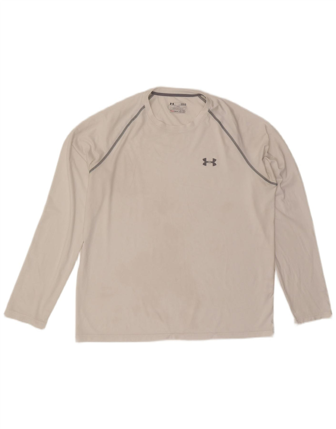 Under Armour Haut Heat Gear à manches longues pour homme en polyester blanc Taille L