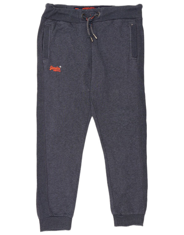 Superdry Pantalon De Survêtement Slim Fit Joggers XL Bleu Marine À Rayures Fines