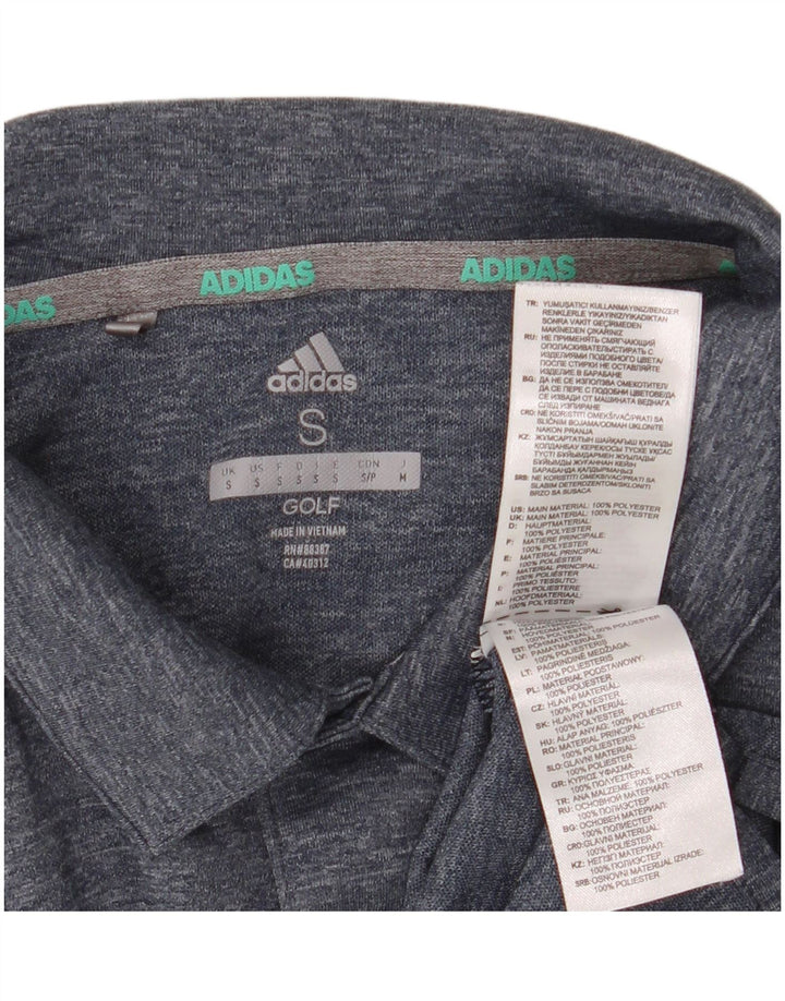 Adidas Polo de golf pour homme Petit bleu Polyester