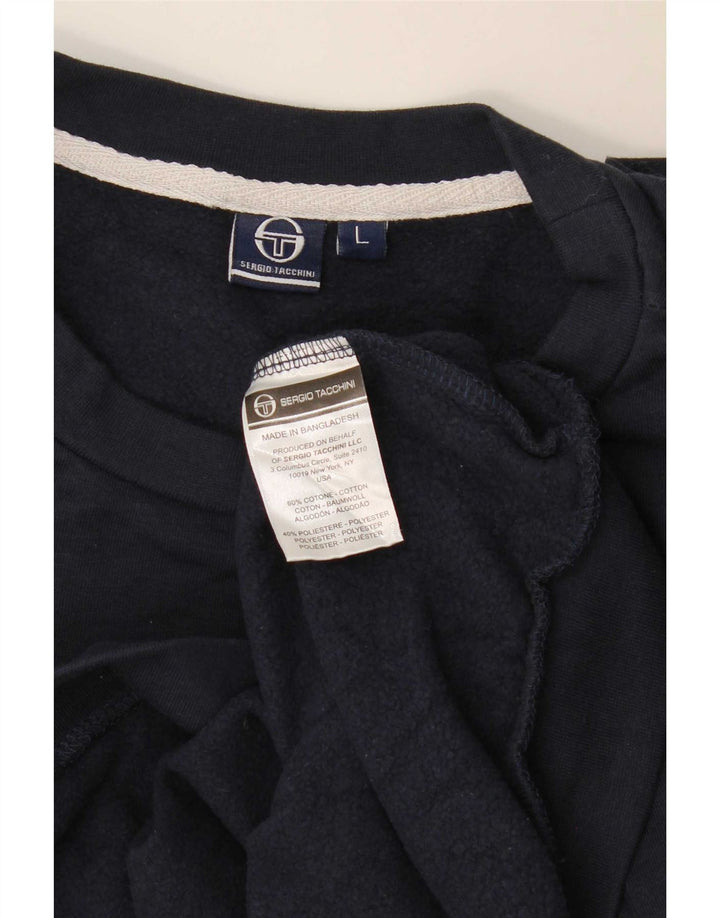 Sergio Tacchini Sweat-Shirt Homme Grand Bleu Marine Coton