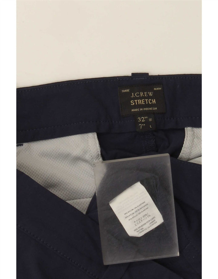 J. Crew Short Chino Homme Moyen W32 Bleu Marine Nylon