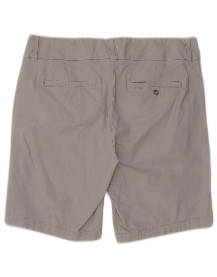 J. CREW Short Chino Femme US 6 Medium W30 Gris Coton