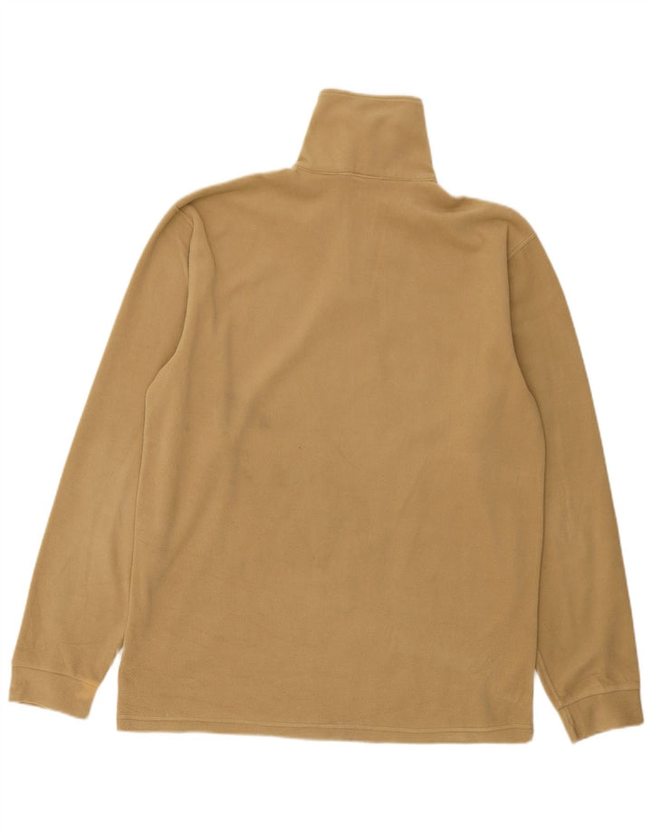 Champion Pull polaire à col zippé pour homme XL Beige Polyester