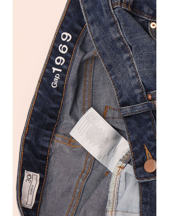 Gap Jean bootcut courbé pour femme US 10 Large W30 L33 Bleu Coton