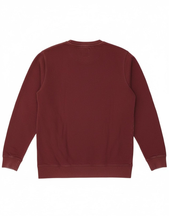 Vans Sweat-shirt graphique pour hommes en coton bordeaux petit