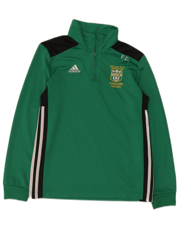 ADIDAS Haut de survêtement graphique pour garçon 11-12 ans Vert Colourblock