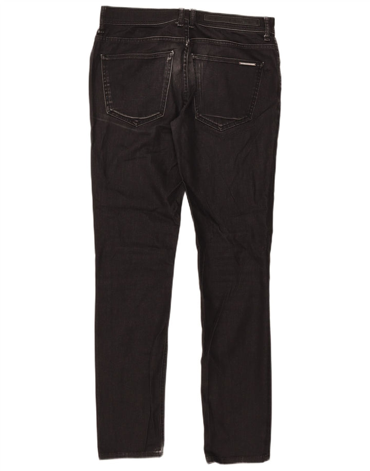 Zara Jean Slim Homme EU 40 Moyen W31 L31 Coton Noir