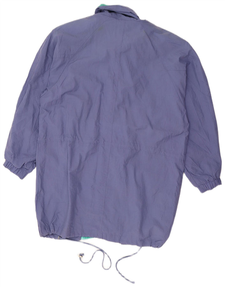 Marcel Clair Veste de pluie surdimensionnée pour femme EU 38 Bleu moyen Polyamide