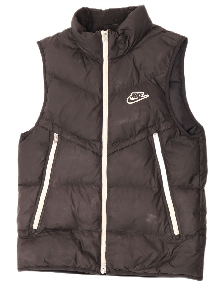 Nike Gilet rembourré pour homme UK 38 Medium Noir Polyester