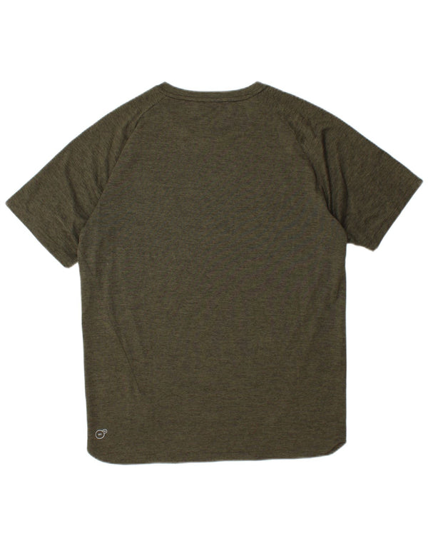 Puma T-Shirt Graphique Homme Petit Kaki Polyester