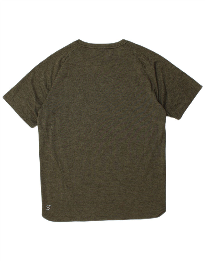 Puma T-Shirt Graphique Homme Petit Kaki Polyester