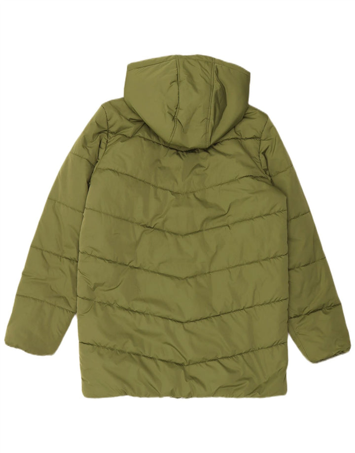 Vans Manteau rembourré à capuche pour femme UK 16 Large Vert