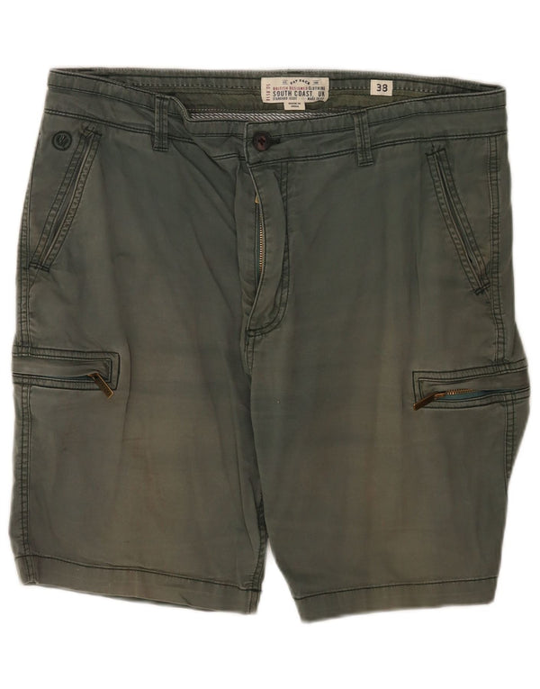 Fat Face Short cargo régulier pour homme W38 XL en coton vert