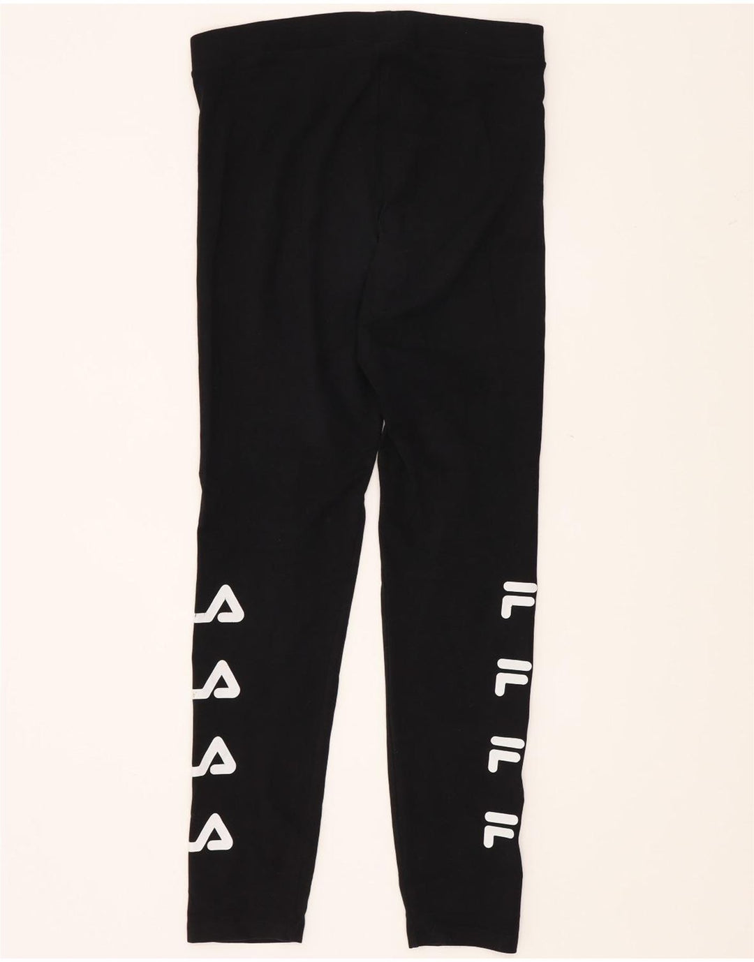Fila Leggings graphiques pour femmes UK 12 coton noir moyen