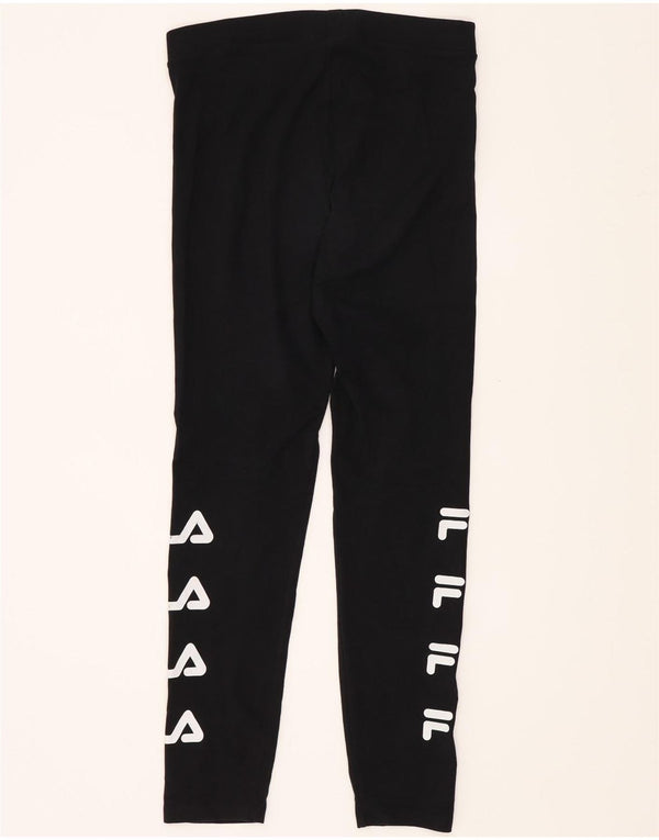 Fila Leggings graphiques pour femmes UK 12 coton noir moyen