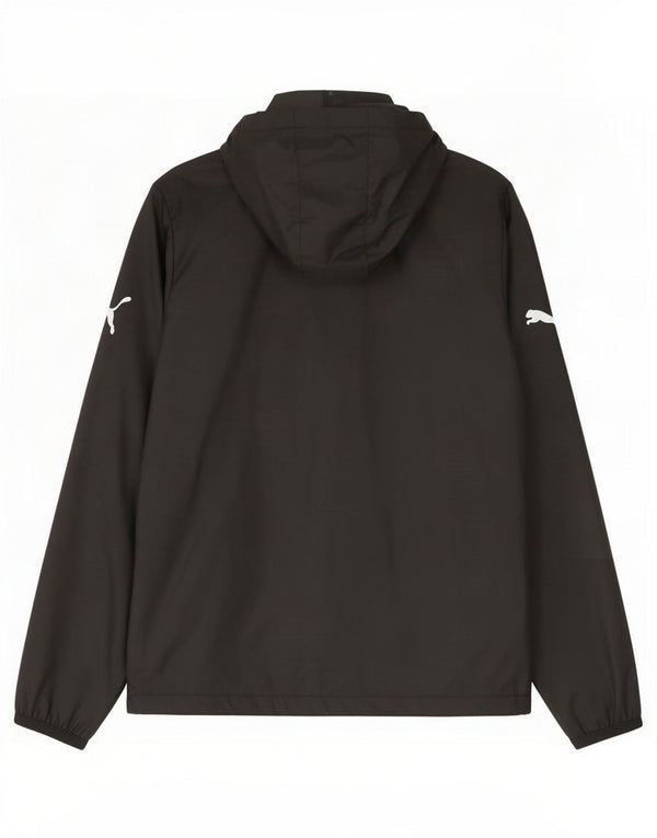 Puma Veste de Pluie à Capuche Garçon 13-14 Ans XL Noir Nylon
