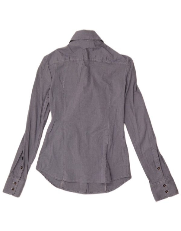 Murphy & Nye Chemise Chicago Ill pour femme UK 18 XL en coton pied-de-poule bleu marine