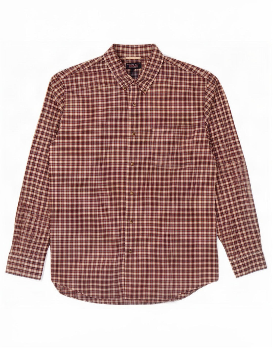 Chaps Chemise Homme 2XL Rouge Carreaux Coton