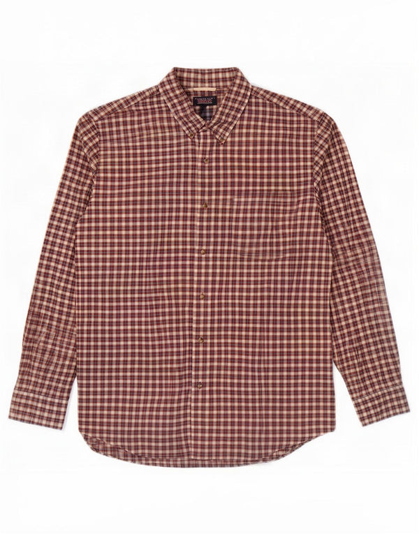 Chaps Chemise Homme 2XL Rouge Carreaux Coton