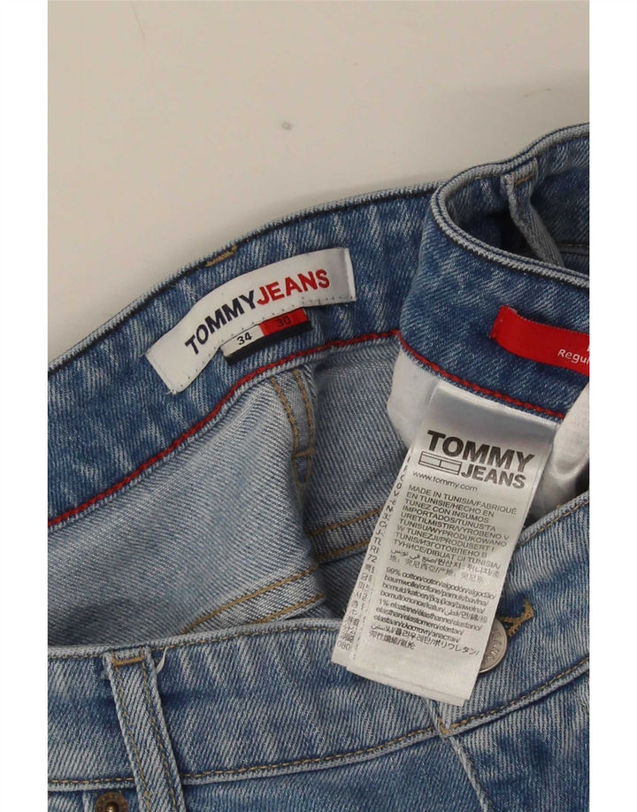 Tommy Hilfiger Jean droit régulier W34 L27 pour homme en coton bleu